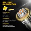 4X Yellow Amber 1157 LED Signal Turn Parking Blinker Light Bulb Anti-Hyper Flash