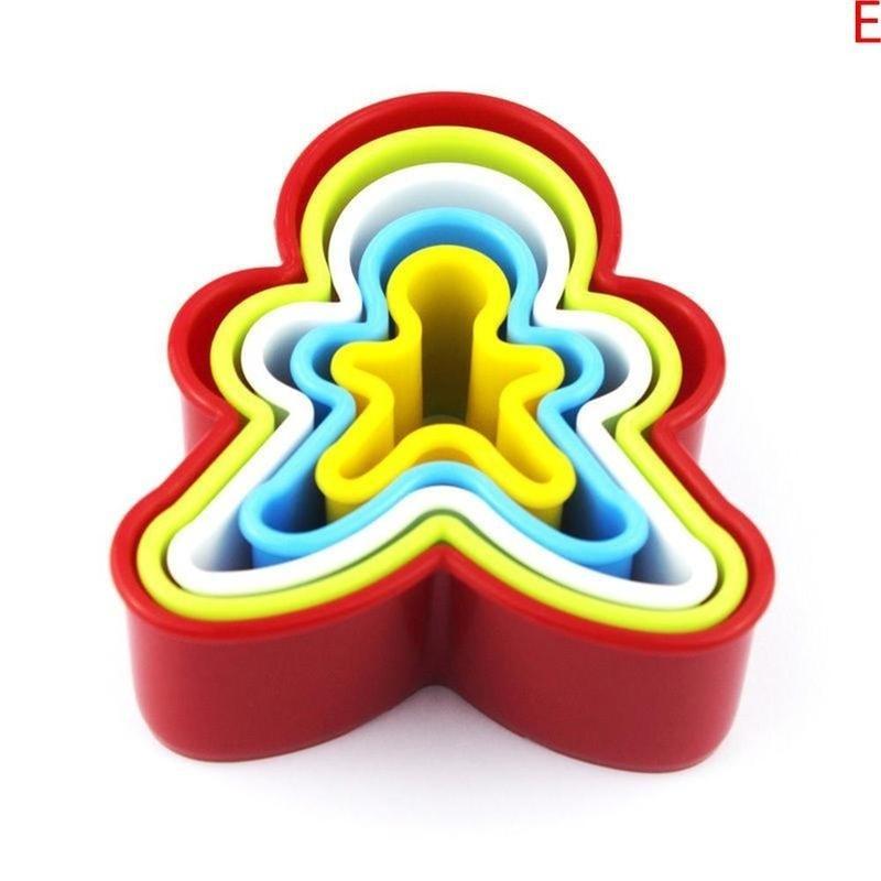 7Stlyes Plastic Biscuit Molds Biscuit Molds Vegetable Cutter Moldes Galletas DIY Cooking Tools