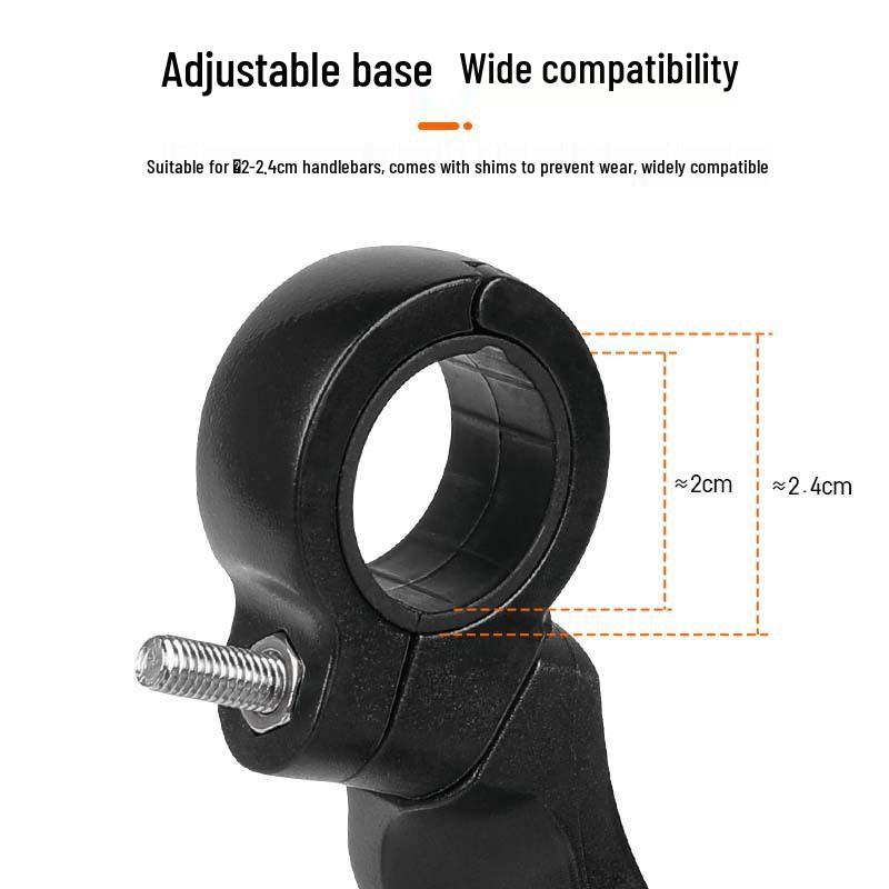 Specchietto Retrovisore HD Regolabile per Bici da Strada e Mountain Bike