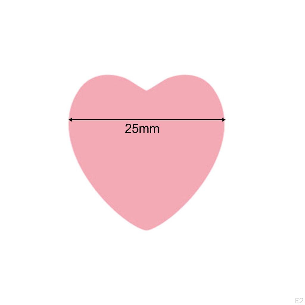 500Pcs Heart Stickers Roll Love Paper Label Card Making Decoration for Valentine's