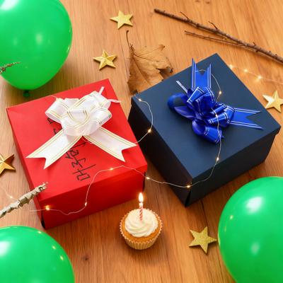 1 Set Exploding Gift Box 5 Layer Christmas Money Box Paper Reusable Holiday Gift Boxes for Holding Snacks Sweets Cash Birthday Wedding Xmas Party