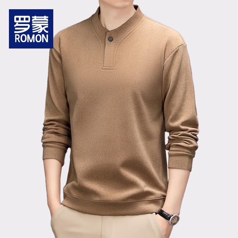 Luo Meng Men s German Velvet Fleece Lined V-Neck Pullover BYD981 L 170