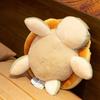 25cm Kawaii Bread Turtle Plush Toys Soft Stuffed Tortoise Doll  Creative Cozy Sleeping Throw Pillow Funny Room Decor Kids Gift