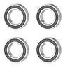 4Pcs 152672RS Rubber Sealed Deep Groove Ball Bearing 15x26x7 Mm