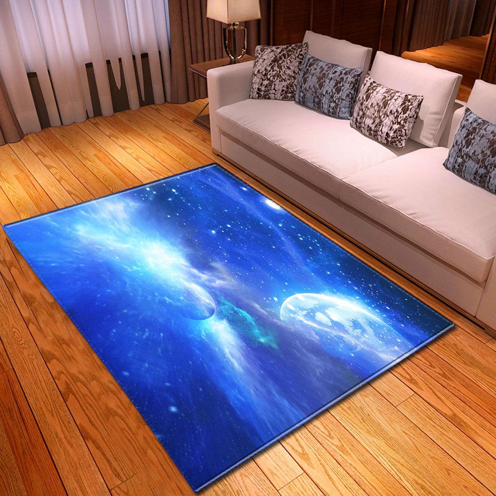 Simple Starry Sky Living Room Carpet Bedroom Dining Room Floor Mat Pattern Size