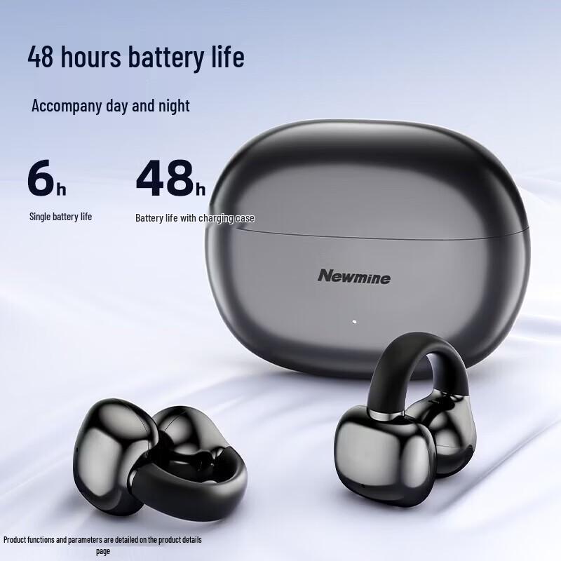 Newmine S7 AI Smart Open-Ear Clip-On Bluetooth Sports Headset
