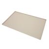 Pet Feeding Mat Puppy Pattern Waterproof Slip Resistance Small Food Grade Silicone Dog Food Mat for Floors Beige