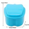 Prothese Bad Box Organizer Dental Falsche Zähne Lagerung Box mit Hängenden Netz Container Reinigung Zähne Fällen Künstliche Zahn Boxen