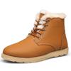 Fashion Fahsion Men Boots Warm Plush Boots For Men Lace Up Ankle Boots Men Fashion Black Shoes Outdoor Work Shoes Male Sneakers Footwear