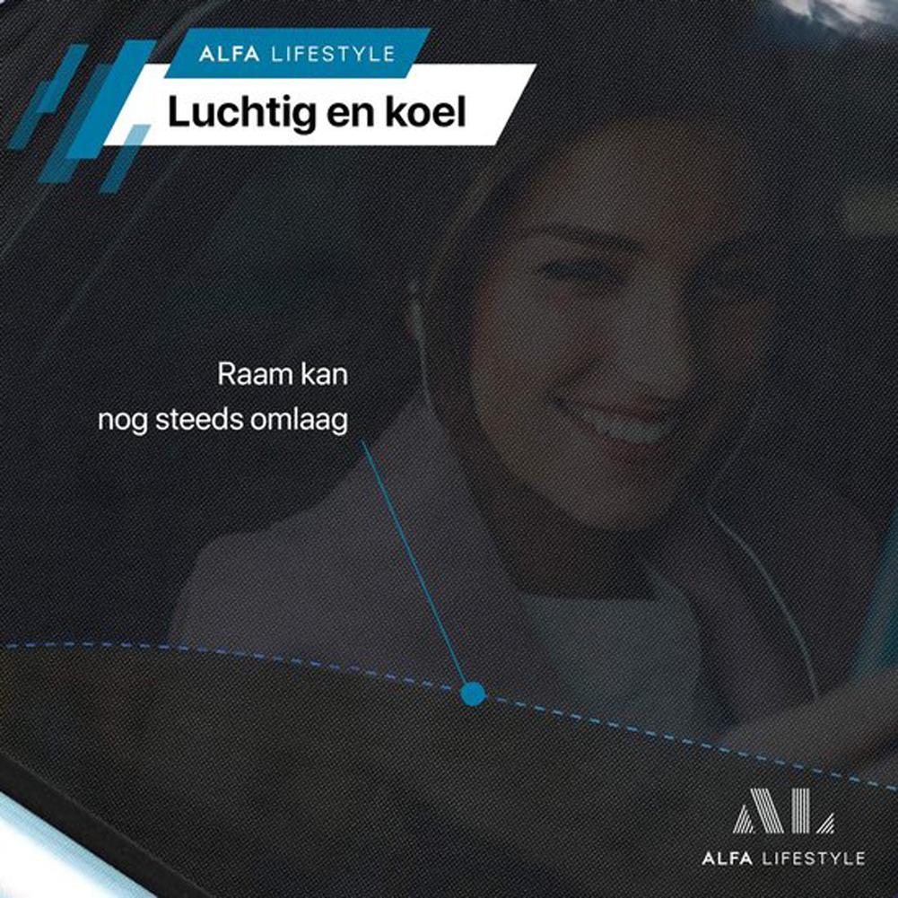 UV Protection Car Curtain Rear Side Window Sunshade Cover Repellent Mosquito Mesh Net Mesh Car Mosquito Net Auto Accessories