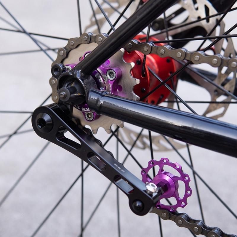 MTB Bicycle Single Speed Derailleur Bicycle Chain Tensioner For Hanger Dropout