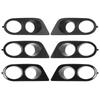 Bumper Foglight Guard Front Bumper Foglight Cover Dual Holes Car Accessory Fit for E46 M3 2001‑2006 Front Foglight Cover