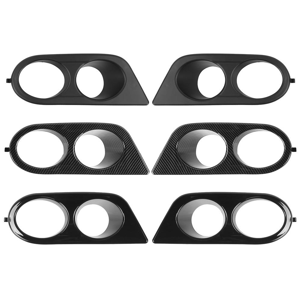 Bumper Foglight Guard Front Bumper Foglight Cover Dual Holes Car Accessory Fit for E46 M3 2001‑2006 Front Foglight Cover