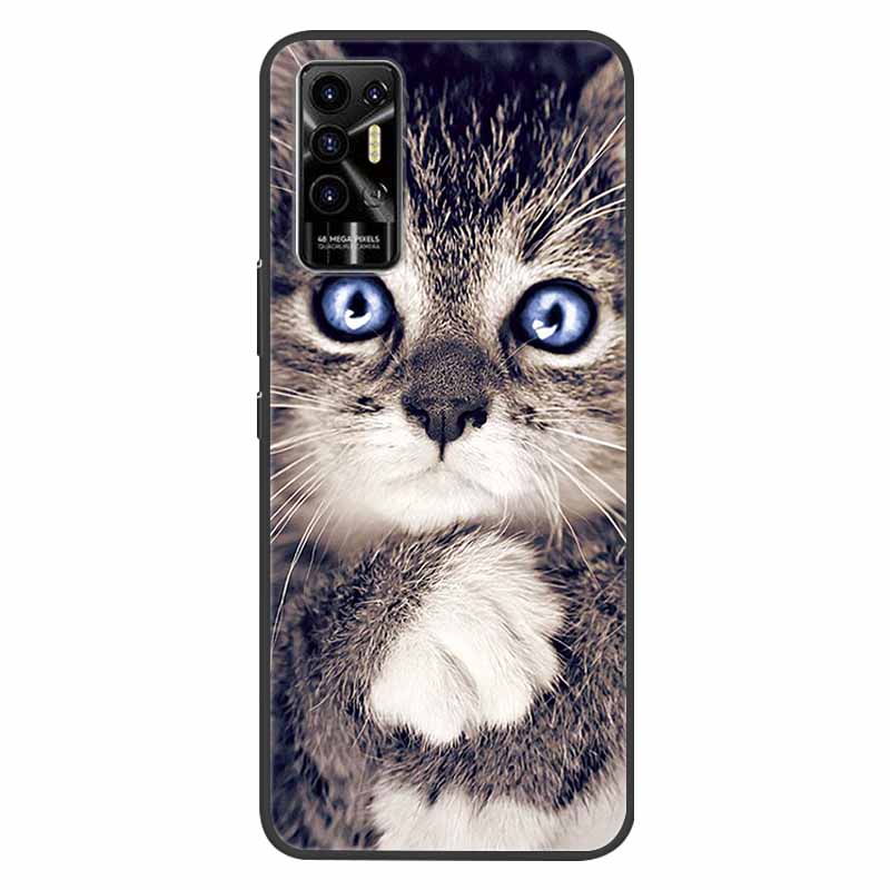 For Tecno Pova 2 Case Pova2 Shockproof Soft silicone TPU Back Cover For Tecno Pova 2 Phone Cases Pova2 2021 Case Cute Cartoon
