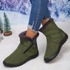 Women Snow Boots Comfortable Waterproof Women Shoes Retro Luxury Zipper Shoes Woman Winter Soft Thickened Fluff Boots Women