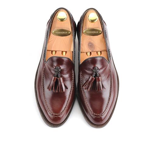 Roshoeman 9006 New Daenggi Tassel Loafers Burgundy