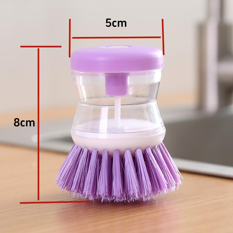 Multifunctional Long-Handled Pot Brush - Gentle on Pots, Keeps Hands Clean