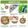 Butterfly Mandala 2D/Flat DIY Hanging Diamond Art Kits Rhinestone Diamond Art Window Pendants Window Hanging Art for Home Decor
