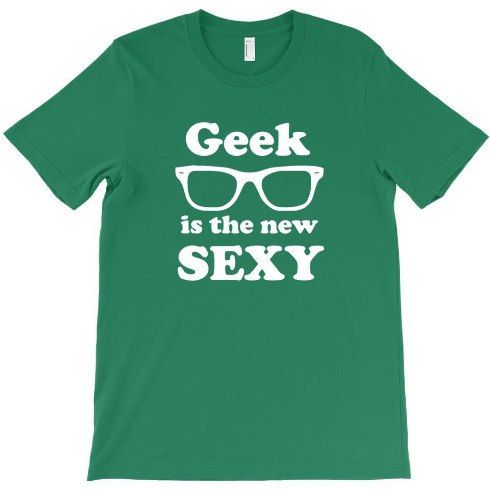 Geek Is The Sexy T Shirt Mens Short Sleeved Tee Shirt T