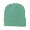 High Quality Solid Color Acrylic Wool Hat Outdoor Warm Cold Hat Monochrome Knitted Hat Pullover Hat for Men and Women