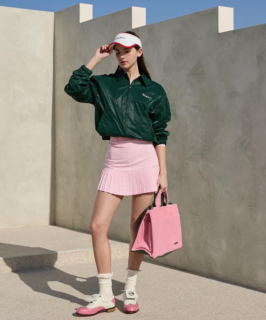 KANDINI Pink Pastel Pleated Skirt