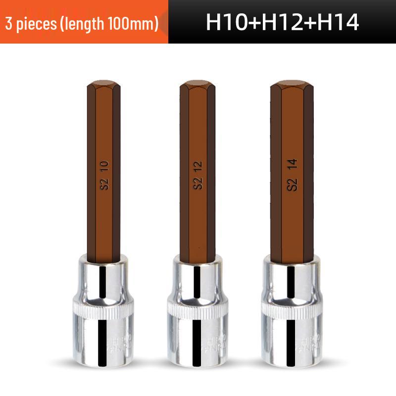 1/2" Electric Hex Socket Wrench and Screwdriver Bit Set