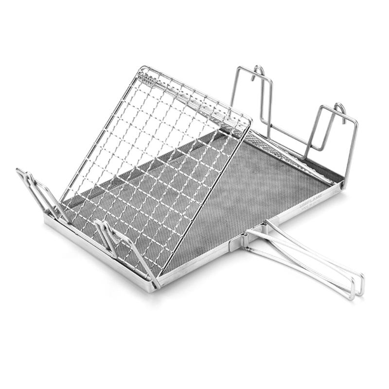 

Походная решетка для поджаривания тостов из стали 304 для уличного гриля 1