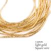 10 Gauge Silver Gold Plated Copper Craft Wire  Flexible Metal French Bullion Wire for Jewelry Making DIY Embroidery Beading