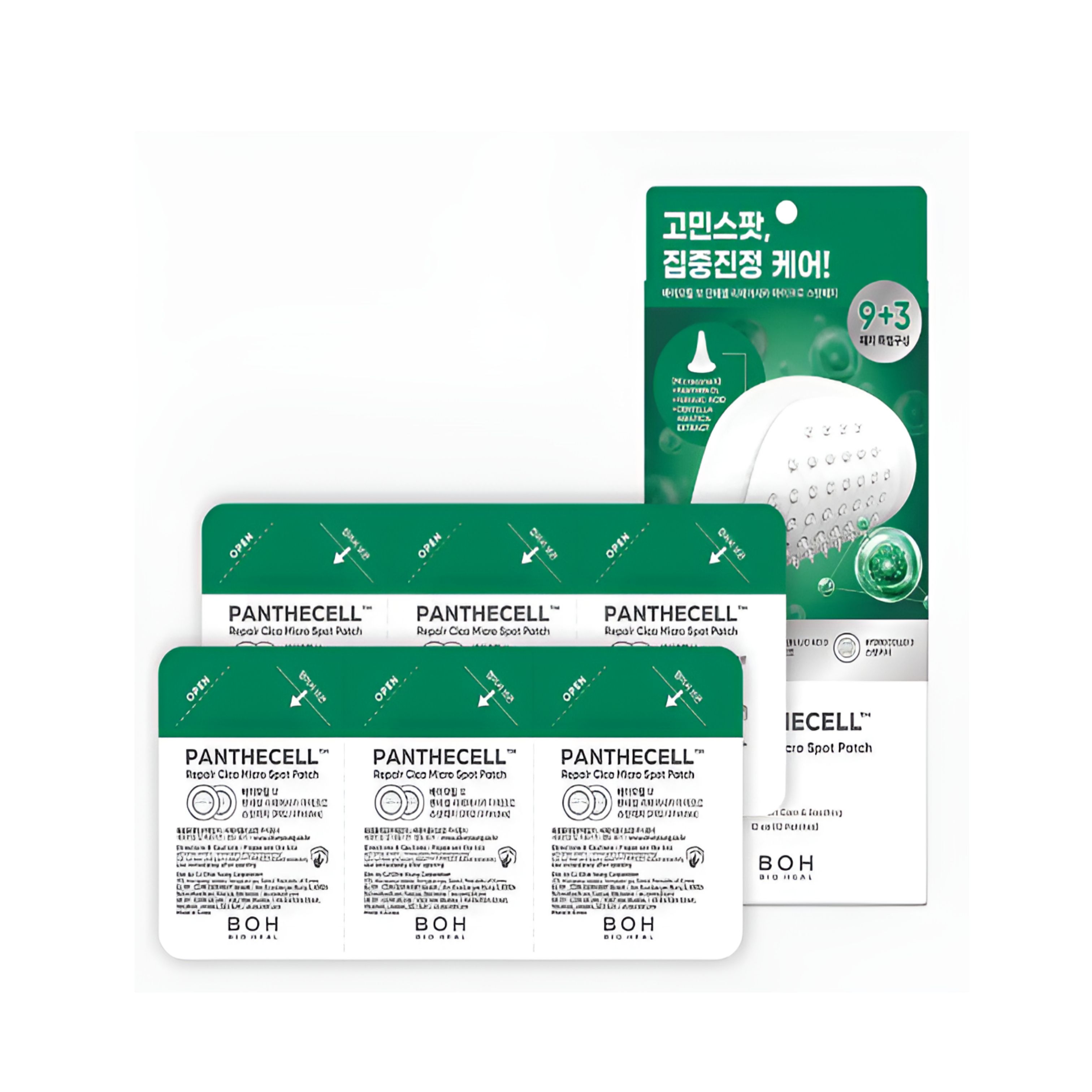 BIOHEAL BOH Panthecell Repair Cica Micro Spot Patch (9+3 Sheets)