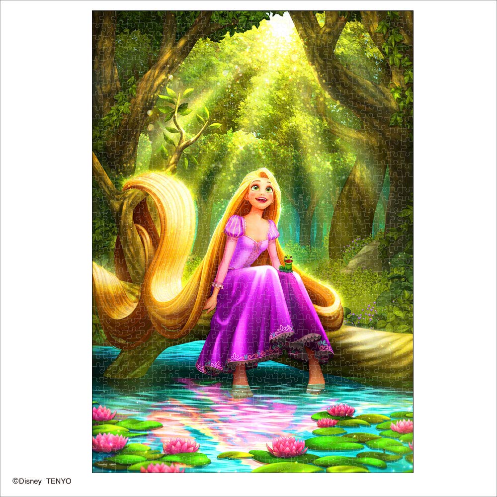 1000 Piece Jigsaw Puzzle Disney's First World (Rapunzel) (51x73.5cm)