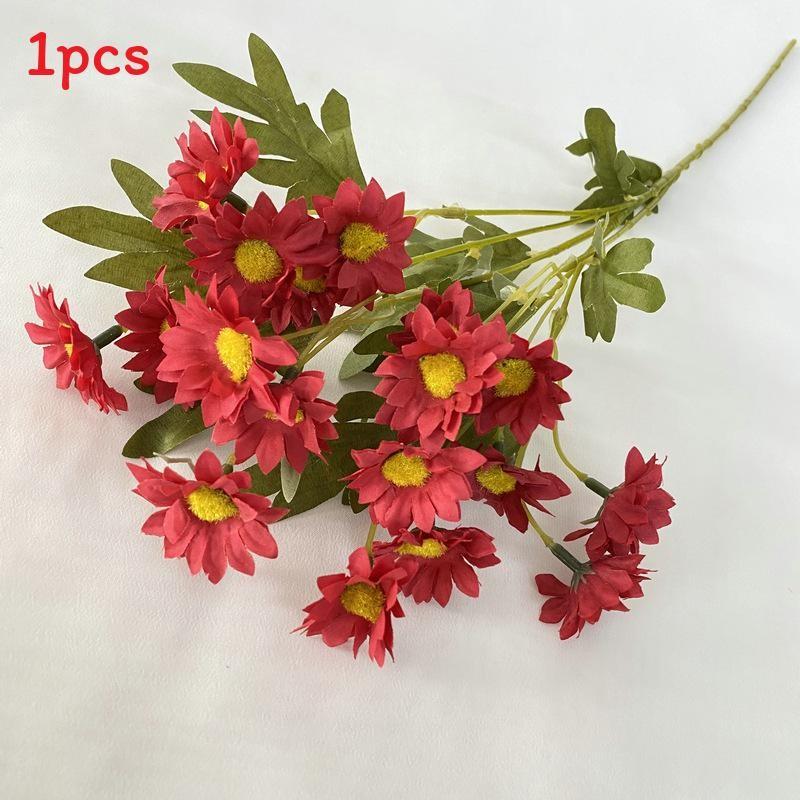 Stem Silk Long Chamomile Flowers For Home Arrangement Wedding Gift Props