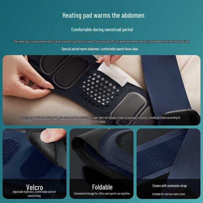 Philips Waist Massager with Pulse and Heat Therapy CN plug (adapter included)
