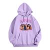 Unisex Lightweight Long-Sleeve Printed Hooded Pullover Sweatshirt