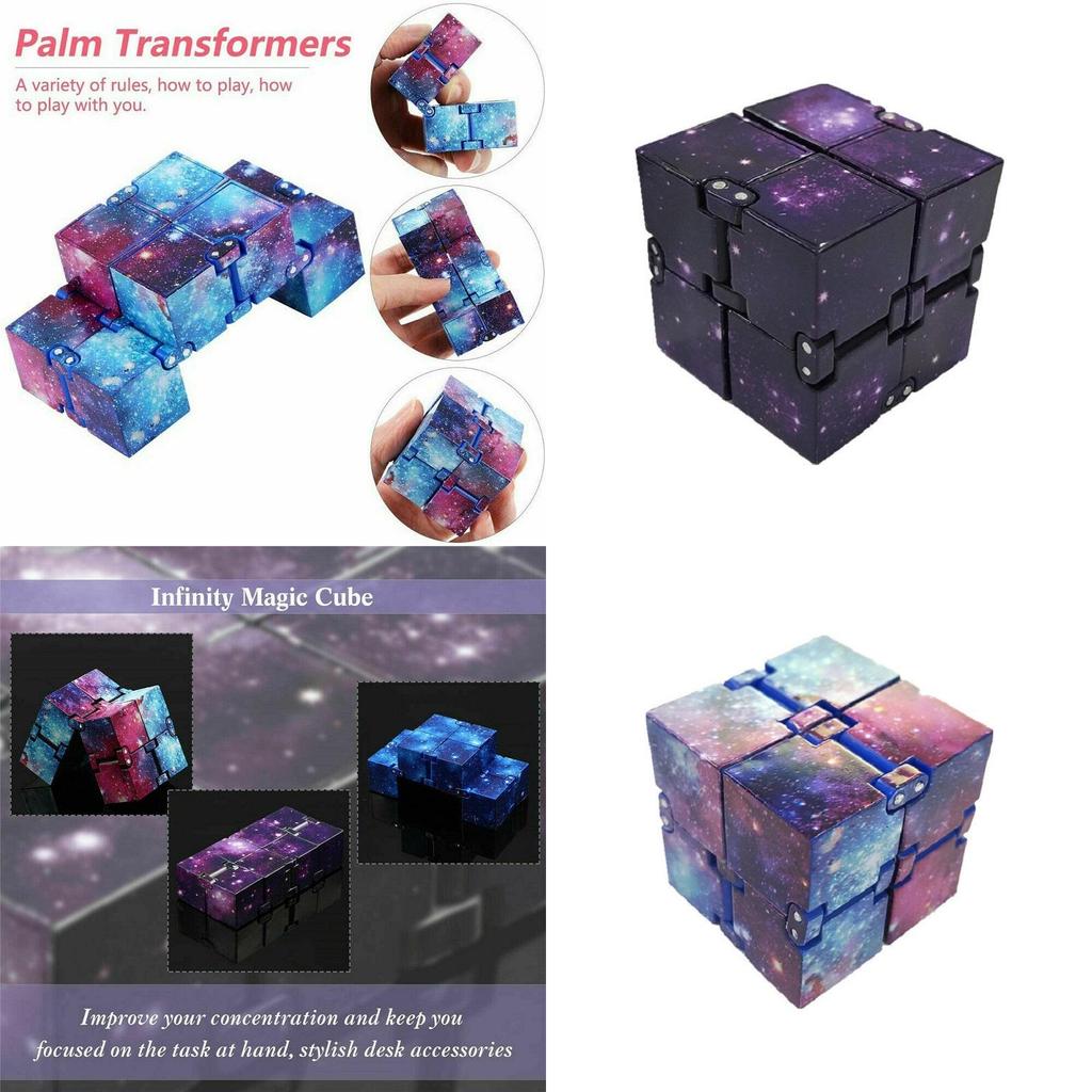 Premium Sensory Infinity Cube For Stress And Anxiety Relief Perfect For Kids And Adults
