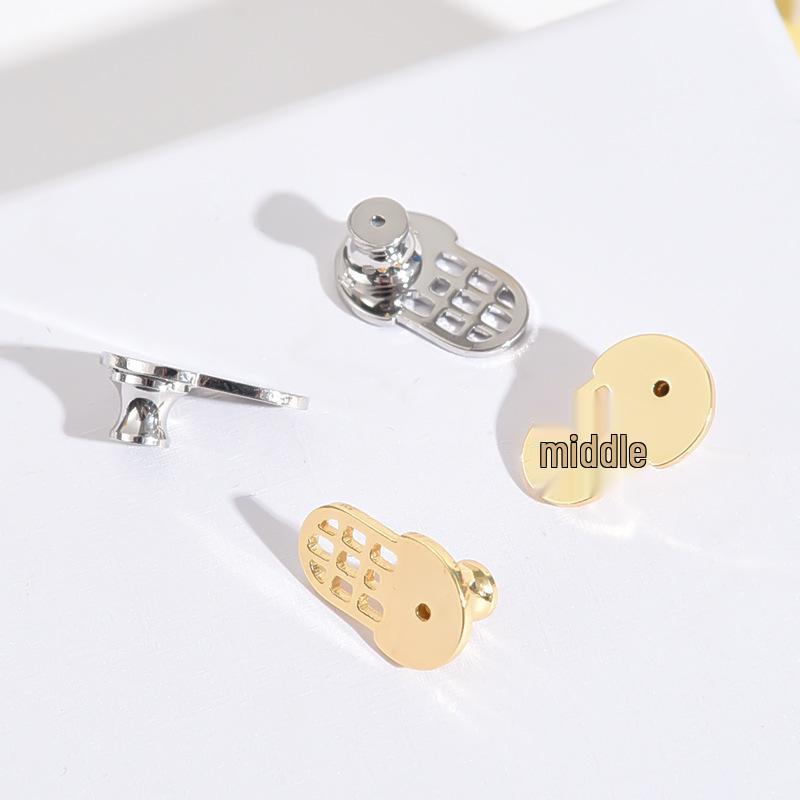Oval Fan Earring Back Holder - Anti-Droop DIY Jewelry Accessory