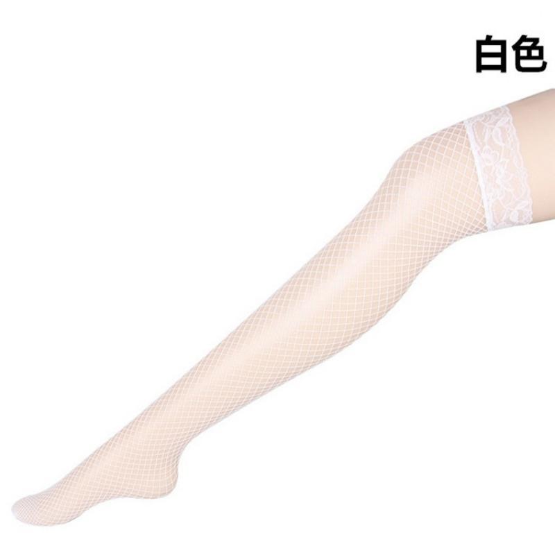 Sexy underwear lace stockings women's sexy high stockings knee fishnet black stockings thigh socks