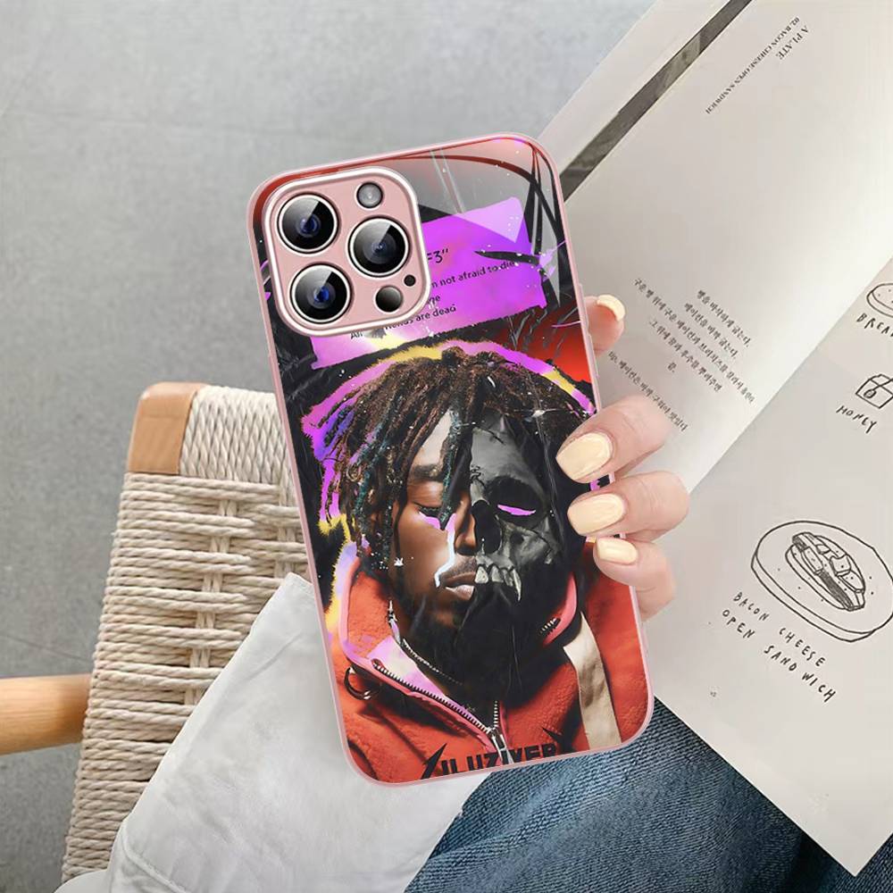 

Rapper Lil Uzi Vert Tempered Glass For Iphone 14 13 12 11 Pro Mini XS MAX 14Plus X XS XR Cover iphone 12
