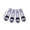 4x Bolt In Tire Valve Stem Caps Aluminum Alloy Universal Spare Parts Directly Replace Tubeless TPMS
