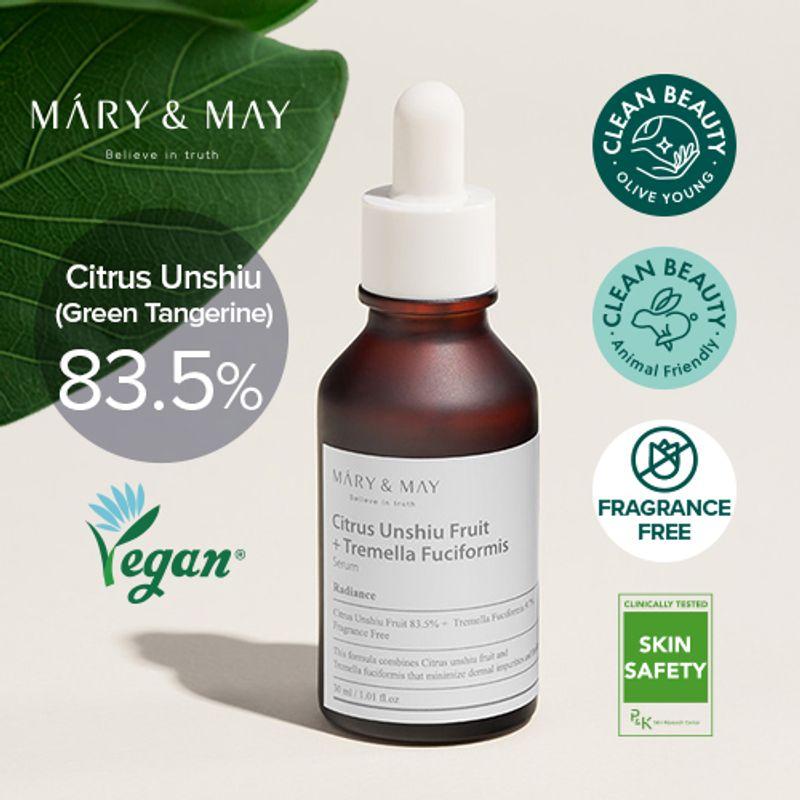 [Mary&May] Citrus Unshiu + Tremella Fuciformis Serum 30ml