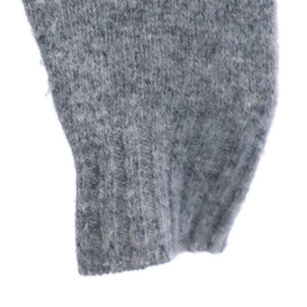 Made In the UK Long Sleeve V Neck Sweater 36 Gray Knit Men's Used