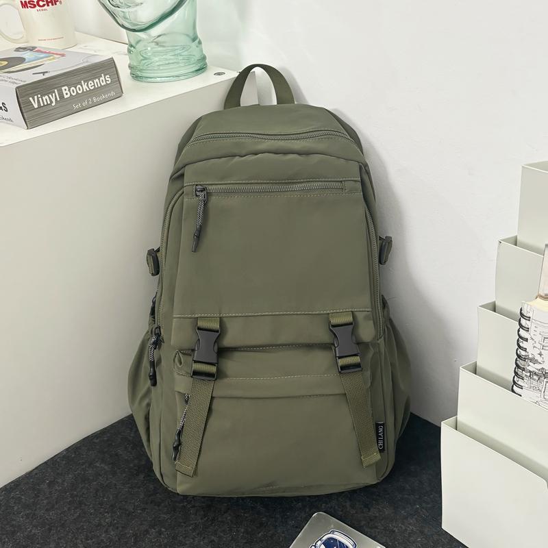 Männer Einfarbig Rucksack Frauen Große Kapazität Reise Rucksack Student Schul