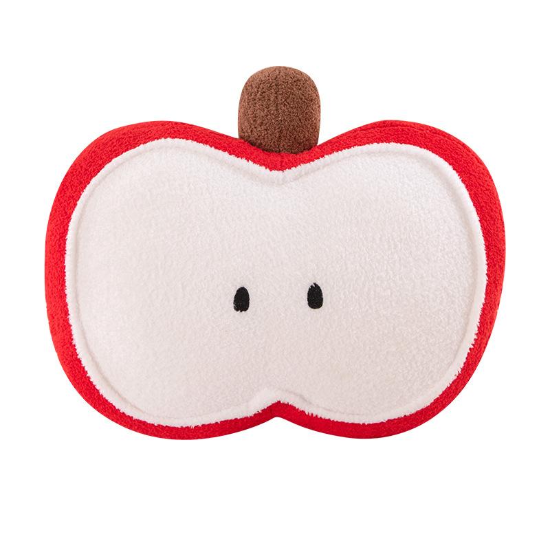 New Ins Style Cute Cartoon Apple Pillow Girl Sleeping Bay Window Tatami Cushion Sofa Waist Protection Pillow