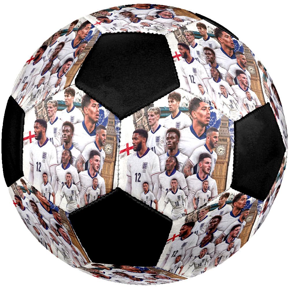 1pc England National Football Team Soccer Ball Size 5 Indoor Soccer Ball Fashion Colorful Backyard Game - Great For Sports Fans Gift HE23
