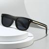 New Fashion Retro Large Square Frame UV 400 Sunglasses Personalized Light Weight Eyewear Outdoor Traveling Sunscreen Eyeglasses