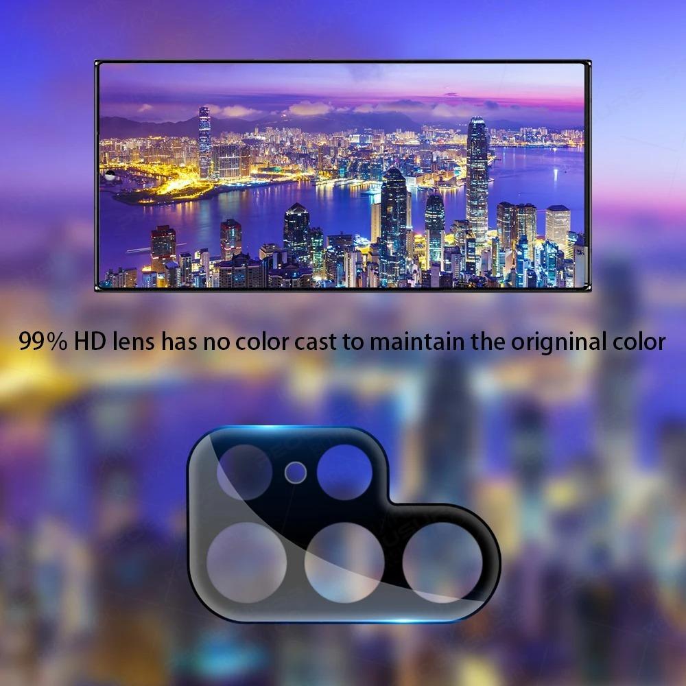 3D Lens Tempered Glass For Samsung Galaxy S22 S23 S24 S25 Ultra Plus Camera Screen Protector