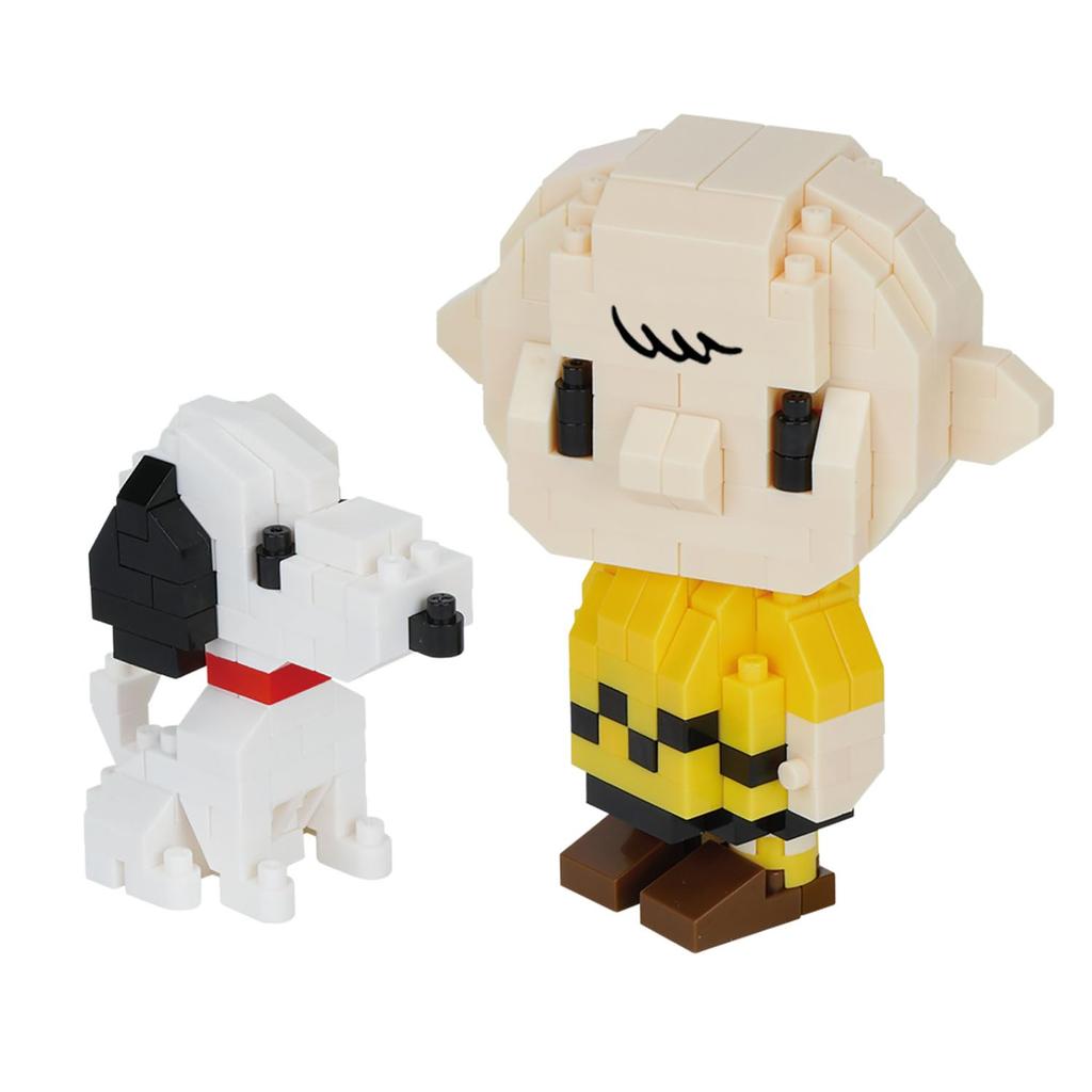 Kawada Nanoblock Charlie Brown and Snoopy X 14 X 14 Cm Ages 12 and Up Interior Hobby NBH_252 4.5 NBH_252