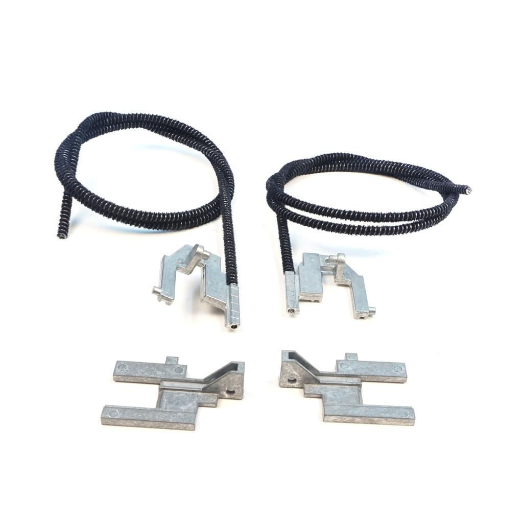 BSR674 Electric Sunroof Repair Track Drive Pull Bowden Cables Left and Right With Metal Mounting Bracket Hinges for Renault Megane MK1 Scenic MK1