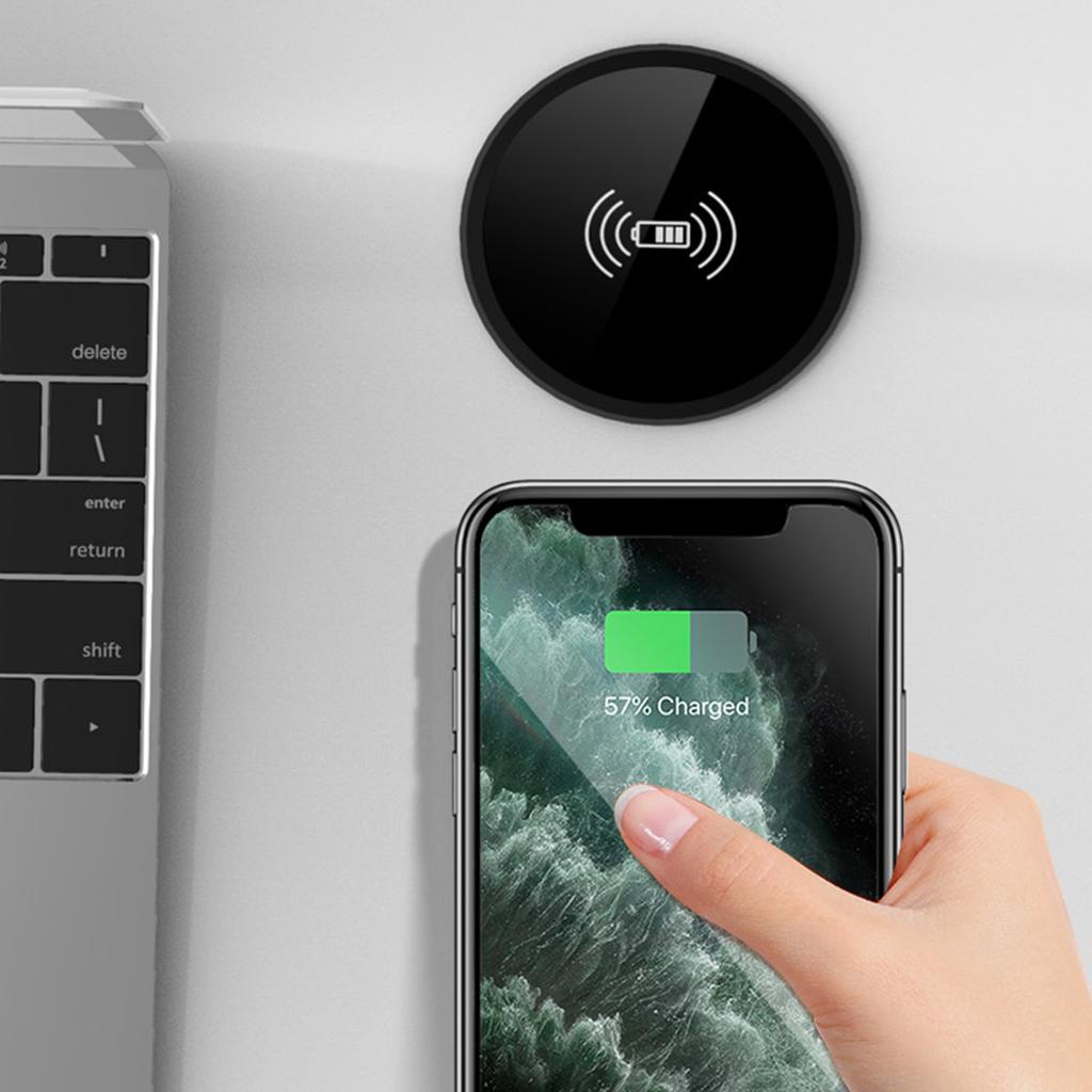 Built In Desktop Device Fast Wireless Charger 15W 10W 5W Quick Charger