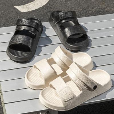 Summer Adjustable Slippers Fot Men Soft Sandals Men's Beach Fashion Shoes Platform EVA Outdoor Unisex Non-slip Flip-flop