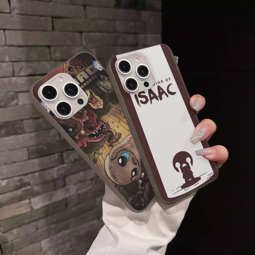 Classic Game The Binding Of Isaac Phone Case For IPhone 17 16 15 14 13 12 11 Pro Max Plus Corrugated Bumper Back Cover Shell